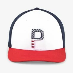 PUMA Golf Puma Pars & Stripes P Snapback Cap -Golf Headwear Sales Store 023824 01 dt01 1 23992.1674061679