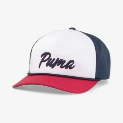PUMA Golf Puma Retro Rope Snapback Cap -Golf Headwear Sales Store 023924 04 3 07752.1674061548