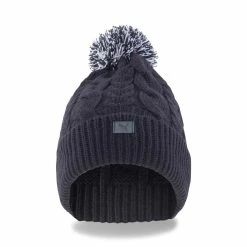 PUMA Golf Puma Womens Cable Pom Beanie -Golf Headwear Sales Store 024218 01 dt01 93928.1669666372