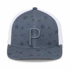 PUMA Golf Puma Tropical Bliss P Trucker Snapback Cap -Golf Headwear Sales Store 024258 02 dt01 14695.1669665943