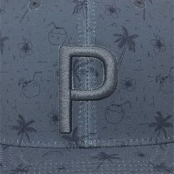 PUMA Golf Puma Tropical Bliss P Trucker Snapback Cap -Golf Headwear Sales Store 024258 02 dt02 09564.1669665943