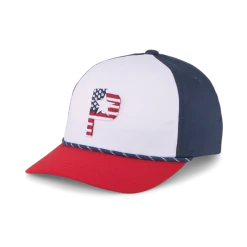 PUMA Golf Puma Pars & Stripes Rope Cap -Golf Headwear Sales Store 024430 01 42763.1674147527