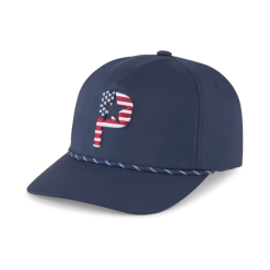 PUMA Golf Puma Pars & Stripes Rope Cap -Golf Headwear Sales Store 024430 03 98568.1674147186