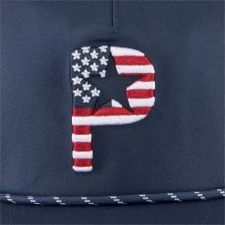 PUMA Golf Puma Pars & Stripes Rope Cap -Golf Headwear Sales Store 024430 03 dt02 04798.1674147190
