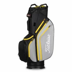 Titleist Cart 14 Lightweight Bag -Golf Headwear Sales Store 2021 Cart 14 Lightweight Black Gray Canary TB20CT6 027 01 92358.1646330461