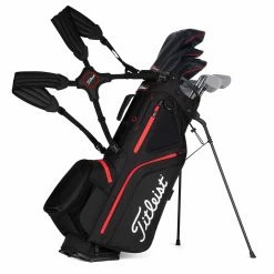 Titleist Hybrid 5 Golf Bag -Golf Headwear Sales Store 2021 Hybrid 5 Black Black Red TB21SX6 006 01 60625.1655399731