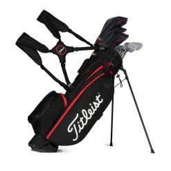 Titleist Players 4 Stand Bag -Golf Headwear Sales Store 2021 Players 4 Black Black Red TB21SX4 006 01 42632.1659459543