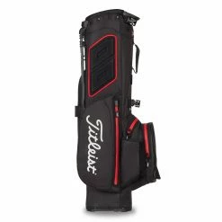 Titleist Players 4 StaDry Stand Bag 2021 -Golf Headwear Sales Store 2021 Players 4 StaDry Black Black Red TB21SX2 006 04 48499.1649974333