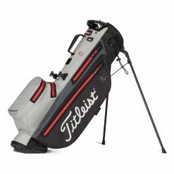 Titleist Players 4 StaDry Stand Bag 2021 -Golf Headwear Sales Store 2021 Players 4 StaDry Black Grey Red TB21SX2 026 01 80724.1649974333