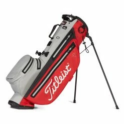 Titleist Players 4 StaDry Stand Bag 2021 -Golf Headwear Sales Store 2021 Players 4 StaDry Red Gray Black TB21SX2 620 01 70601.1649974333