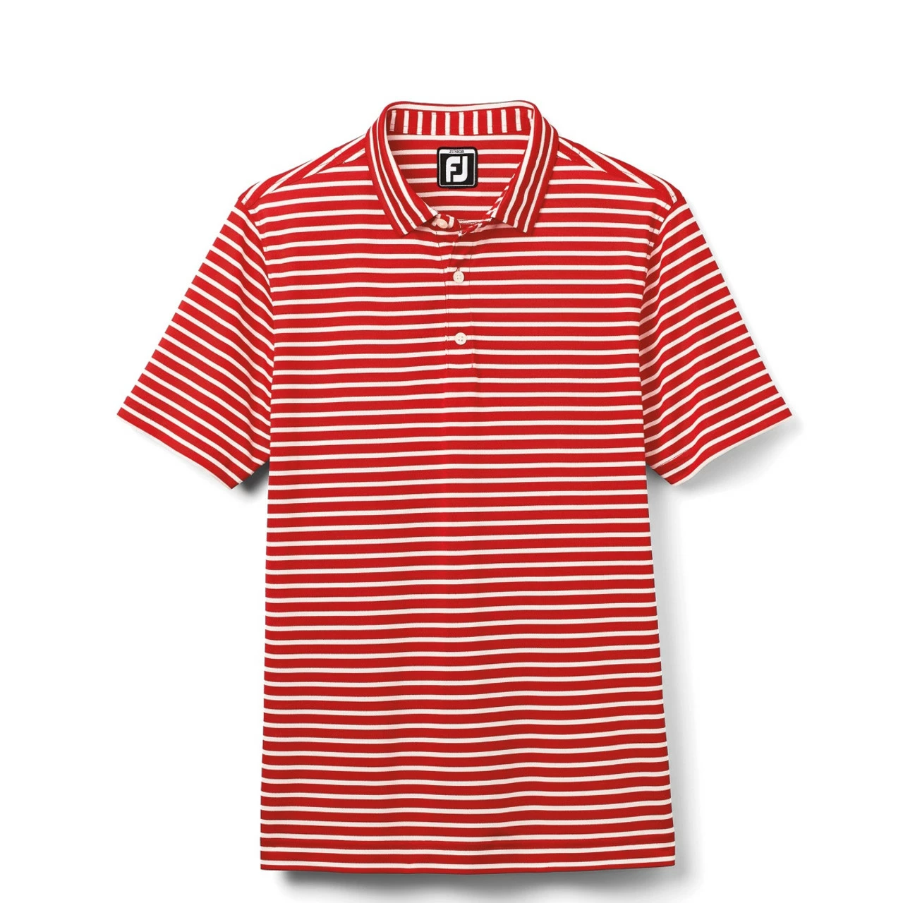 FootJoy Golf FootJoy Junior Striped Pique Polo 3 FootJoy Golf FootJoy Junior Striped Pique Polo - Image 2