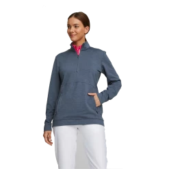 PUMA Golf Puma Womens Cloudspun Rockaway 1/4 Zip -Golf Headwear Sales Store 535516 08 mod01 29724.1674755603