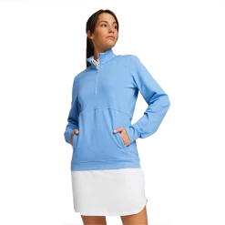 PUMA Golf Puma Womens Cloudspun Rockaway 1/4 Zip -Golf Headwear Sales Store 535516 13 mod01 80810.1674755620
