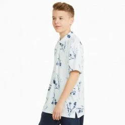 PUMA Golf Puma Boys MATTR Lowlands Polo -Golf Headwear Sales Store 537261 01 mod01 98942.1664829033