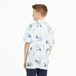 PUMA Golf Puma Boys MATTR Lowlands Polo -Golf Headwear Sales Store 537261 01 mod02 80926.1664829034