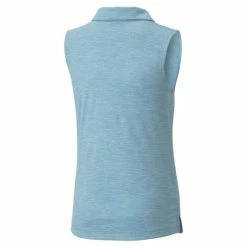PUMA Golf Puma Girls Sleeveless Heather Polo -Golf Headwear Sales Store 579314 22 bv 51400.1665507444
