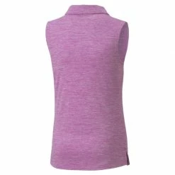 PUMA Golf Puma Girls Sleeveless Heather Polo -Golf Headwear Sales Store 579314 23 bv 76493.1665507444