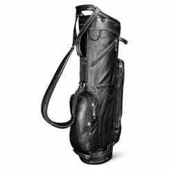 Sun Mountain Leather Cart Bag -Golf Headwear Sales Store BlackWhite 61855.1621612874