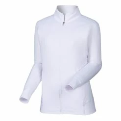 FootJoy Golf FootJoy Womens Full-Zip Panel Pocket Mid-Layer -Golf Headwear Sales Store FJ 27604 01 16908.1675973680