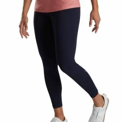 FootJoy Golf FootJoy Womens Fleece Back Leggings -Golf Headwear Sales Store FootJoy Womens Fleece Back Leggings Navy c 02991.1672343662