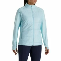 FootJoy Golf FootJoy Womens Hybrid Midlayer -Golf Headwear Sales Store FootJoy Womens Hybrid Midlayer Sky c 76527.1676055443
