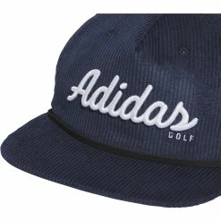 Adidas Golf Adidas Corduroy Leather 5 Panel Hat -Golf Headwear Sales Store HS5563 01 61011.1676403539