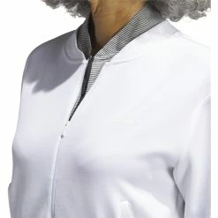 Adidas Golf Adidas Womens Knit Bomber Jacket -Golf Headwear Sales Store HS8975 03 35844.1679077761