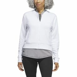 Adidas Golf Adidas Womens Knit Bomber Jacket -Golf Headwear Sales Store HS8975 08747.1679077761
