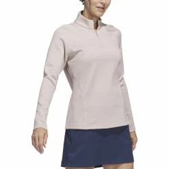 Adidas Golf Adidas Womens Embossed Quarter Zip Jacket -Golf Headwear Sales Store HT1270 33560.1679077402