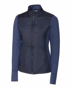 Cutter & Buck Ladies Long Sleeve Stealth Full Zip Jacket -Golf Headwear Sales Store LCK00042 LYN MANN HG 76501.1668548597