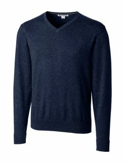 Cutter & Buck Lakemont V-Neck Sweater -Golf Headwear Sales Store MCS07726 LYN MANN HG 73108.1649436107