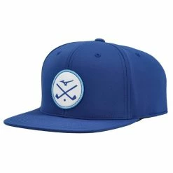 Mizuno Golf Mizuno Crossed Clubs Snapback Cap -Golf Headwear Sales Store Mizuno Crossed Clubs Snapback Cap Royal a 41582.1663094590
