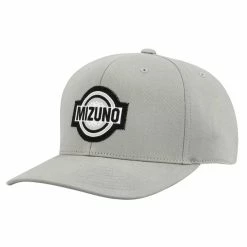 Mizuno Golf Mizuno Patch Snapback Cap -Golf Headwear Sales Store Mizuno Patch Snapback Cap Grey a 10781.1678384285