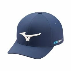 Mizuno Golf Mizuno Tour Delta Fitted Cap -Golf Headwear Sales Store Mizuno Tour Delta Fitted Navy 71246.1663089844