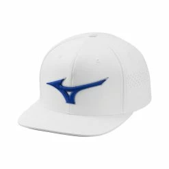 Mizuno Golf Mizuno Tour Flat Snapback Cap -Golf Headwear Sales Store Mizuno Tour Flat Snapback Cap White 91668.1654018396