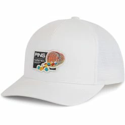 Ping Golf PING Buckets Cap -Golf Headwear Sales Store PING Buckets Cap WHT a 88966.1654869230