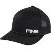 Ping Golf PING Corner Mesh Hat -Golf Headwear Sales Store PING Corner Mesh Hat Black a 49438.1673636116