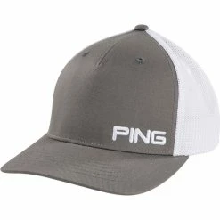 Golf Headwear Sales Store -Golf Headwear Sales Store PING Corner Mesh Hat Grey b 91640.1673636116
