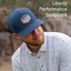 Ping Golf PING Liberty Performance Snapback Golf Cap -Golf Headwear Sales Store PING Liberty Collection Cap c 20429.1665166325