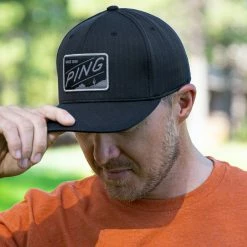 Ping Golf PING PP58 Camelback Performance Snapback Cap -Golf Headwear Sales Store PING PP58 Camelback Performance Snapback Cap BLK c 09006.1666196645